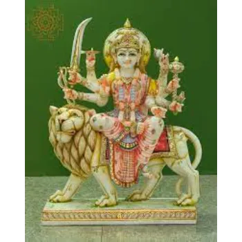 Marble Durga Statue 